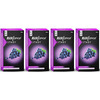 Manforce 3 In 1 (Ribbed Contour Dotted) Wild Black Grapes Flavored Condoms 10 Pcs X Pack Of 4