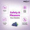 Manforce 3 In 1 (Ribbed Contour Dotted) Wild Black Grapes Flavored Condoms 10 Pcs X Pack Of 4