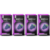 Manforce 3 In 1 (Ribbed Contour Dotted) Wild Black Grapes Flavored Condoms 10 Pcs X Pack Of 4