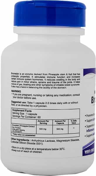 Healthvit High Potency Natural Supplement Non-Synthetic 500 Mg - 60 Capsules