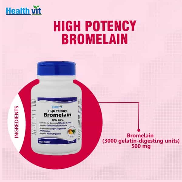 Healthvit High Potency Natural Supplement Non-Synthetic 500 Mg - 60 Capsules