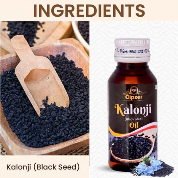 Cipzer Kalonji Oil 50Ml | Supports Hair Strength| Growth & Scalp Nourishment (Pack Of 1)
