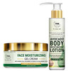 Tnw-The Natural Wash Face Moisturizing Gel Cream & Avocado Body Moisturizing Lotion