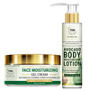 Tnw-The Natural Wash Face Moisturizing Gel Cream & Avocado Body Moisturizing Lotion