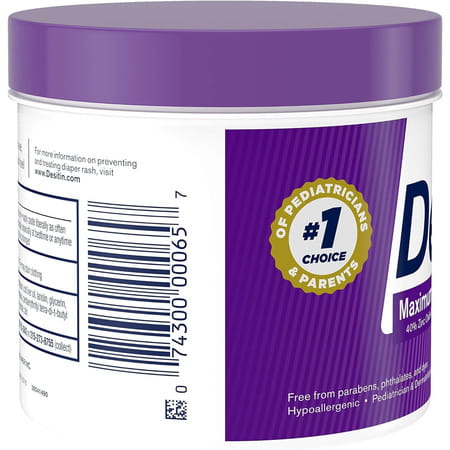 Desitin Maximum Strength Original Daiper Rash Cream Jar 16 Oz 454 Gm