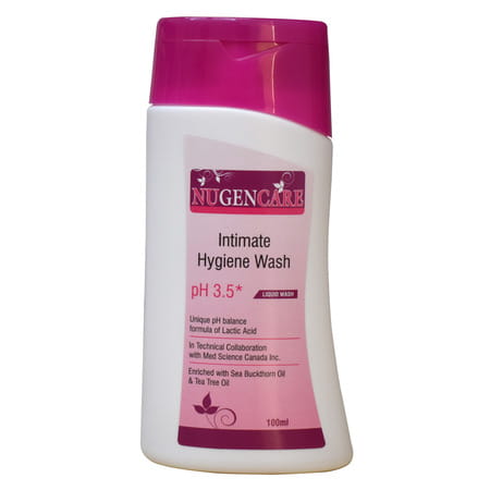 Nugencare Intimate Hygiene Wash Enriched With Sea Buckthorn Oil & Tea Tee Oil 100 Ml