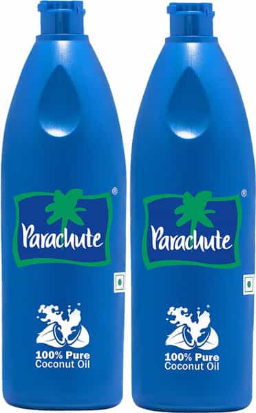 Parachute Coconut Hair Oil Bottle Of 600 Ml (Pack Of 2)