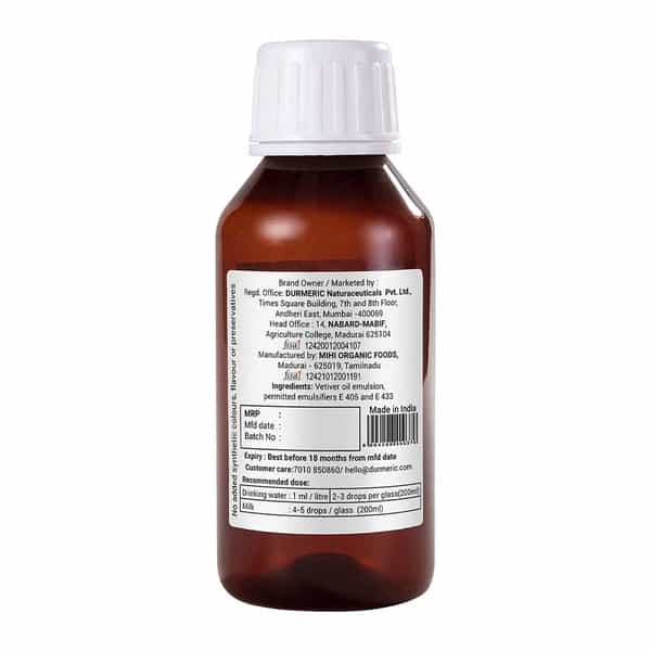 Durmeric Onedrop Intensive Vetiver Herbal Drops - 60 Ml