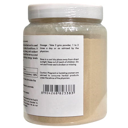 Herbal Hills Organic Ashwagandha Powder - Withania Somnifera 200 Gms (Pack Of 5)