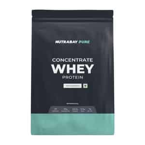 Nutrabay Pure 100% Whey Protein Concentrate - Unflavoured - 1kg