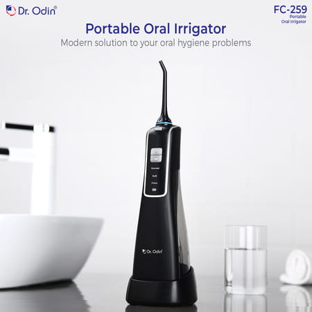 Dr. Odin Fc 259 Oral Irrigator | Teeth Cleaning & Flossing | Waterproof Ipx7 | 170Ml Storage
