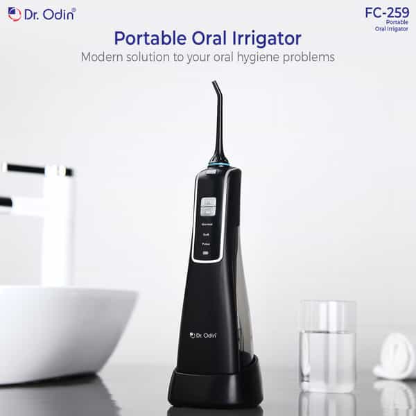 Dr. Odin Fc 259 Oral Irrigator | Teeth Cleaning & Flossing | Waterproof Ipx7 | 170Ml Storage