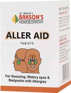 Dr Bakshi's Bakson Homoeopathy Aller Aid Tablet | Pack Of 2 | 75 Tabs Each