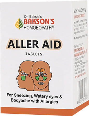 Dr Bakshi'S Bakson Homoeopathy Aller Aid Tablet | Pack Of 2 | 75 Tabs Each