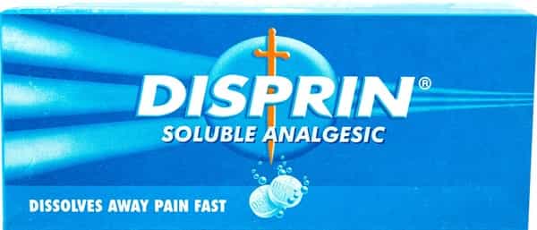 Disprin 350mg Soluble Analgesic Strip 10 Effervescent Tablets