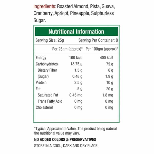 Nourishvitals Health Mix (Dried Fruits & Dry Fruits) - 200Gm