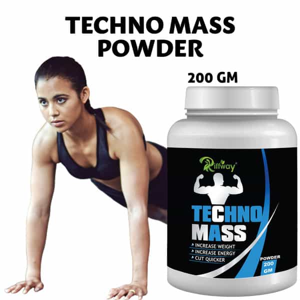 Riffway Techno Mass Weight Gain Powder | Minimizing The Risk Of Unhealthy Fat Accumulation (2X200gm)