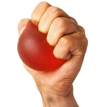 Besafe Forever Physiotherapy Hand Gel Exercise Ball Stress Relief Squeeze Balls (Red)