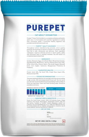 Purepet Ocean Fish Adult Cat Kibble Food | 20Kg