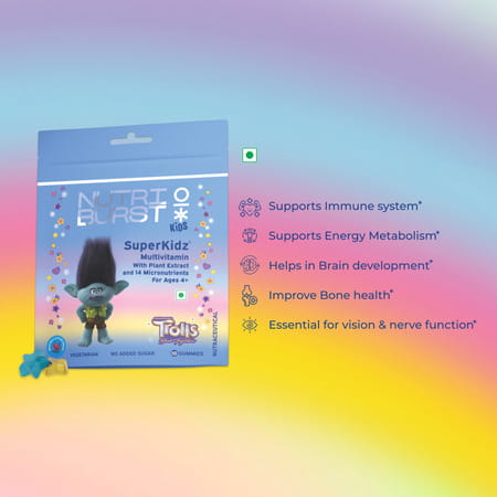 Nutriburst Super Kidz Trolls Gummies - 10 Gummies