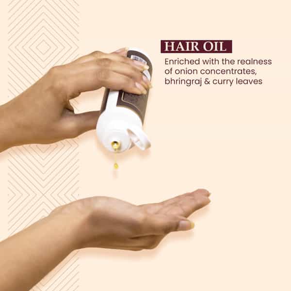 Mother Sparsh Onion Hair Oil With Raw Onion Concentrate -200Ml