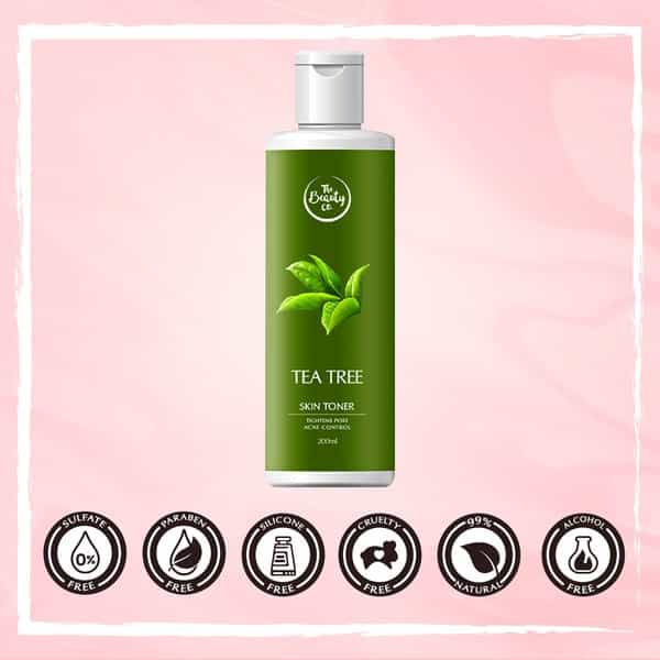The Beauty Co. Tea Tree Toner For Acne-Free Skin 200 Ml