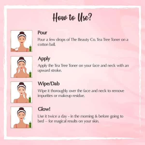 The Beauty Co. Tea Tree Toner For Acne-Free Skin 200 Ml