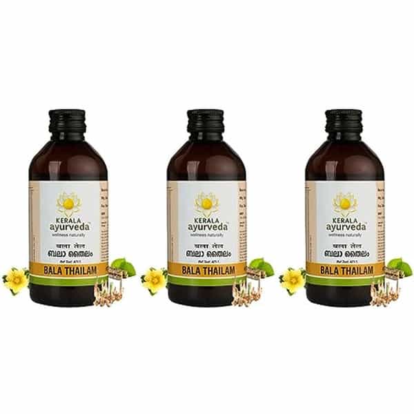 Kerala Ayurveda Bala Thailam 200Ml | Muscle And Bone Strengthening X Pack Of 3 (Pack Of 3)