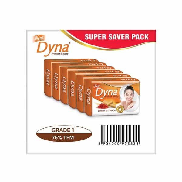 Dyna Sandal & Saffron (Pack Of 6X150 G) Packet Of 900 G