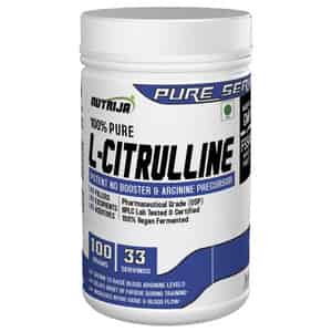 Nutrija L- Citrulline For Increased Strength & Faster Recovery (200grams | Unflavored)