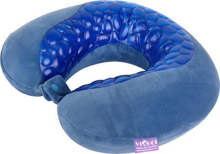 Viaggi Silicone Cooling Gel Pillow- Blue