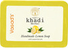 Vagad's Khadi Lemon Soap 125Gm | Reduces Oil From Open Pores | | Free From Parabens | Pack Of 3