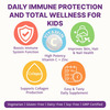 Healthbest Kids Vitamin C + Zinc Gummies Immunity Booster Orange Flavour - 30 Gummies