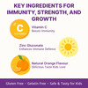 Healthbest Kids Vitamin C + Zinc Gummies Immunity Booster Orange Flavour - 30 Gummies