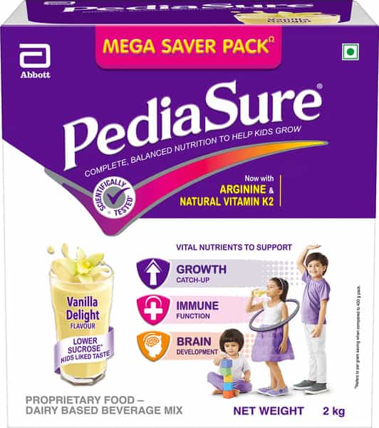 Pediasure Health And Nutrition Drink Powder For Kids Growth Vanilla 2Kg