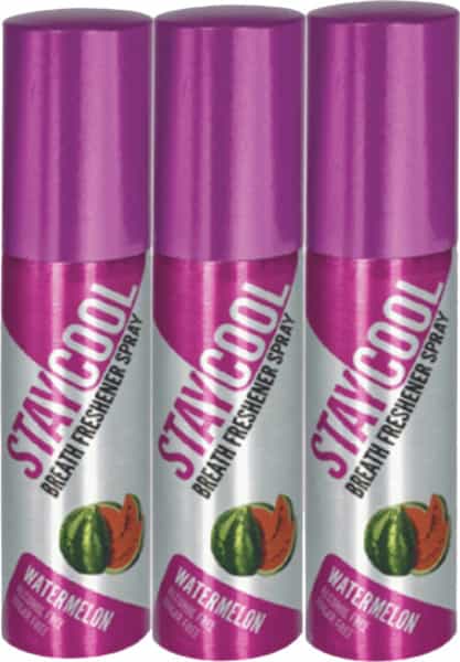 Staycool Breath Freshener Spray - Watermelon - Pack Of 3