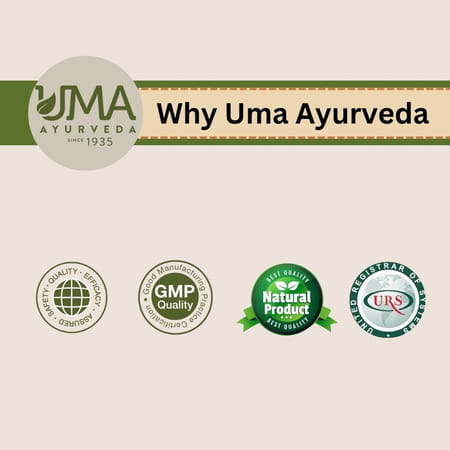 Uma Ayurveda Mahamanjishthadi Kwath Ayurvedic Syrup 450 Ml