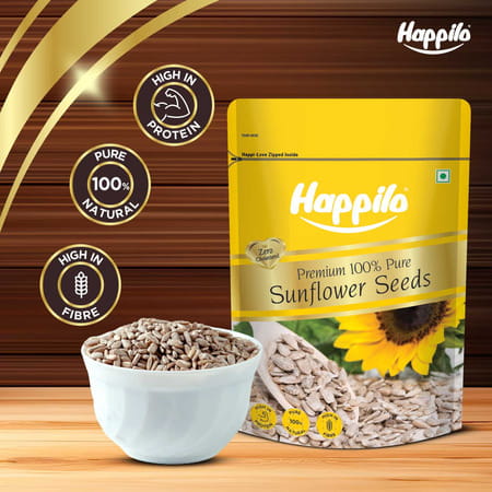 Happilo Premium Raw Sunflower Seeds (No Shells) 250g