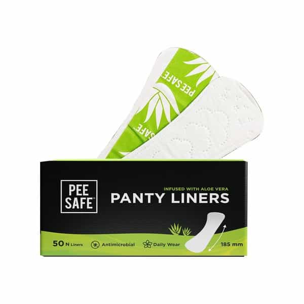 Pee Safe Aloe Vera Panty Liners - Pack Of 50 Liners