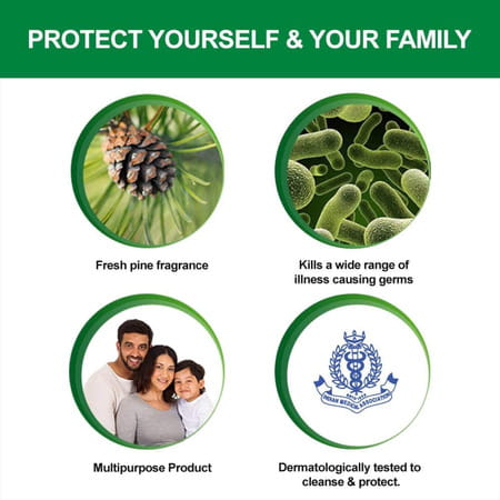 Dettol Germ Defence Antiseptic Liquid 550ml With Free Dettol Multi Use Antiseptic Skin Cream Of 30gm