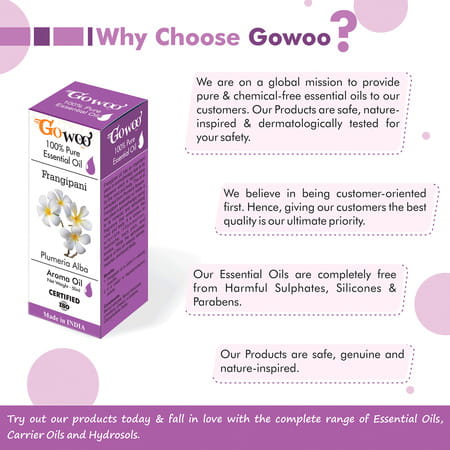 Go Woo 100% Pure Frangipani Oil 50 Ml