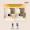 Tynor Elite Ortho Contoured Memory Pillow White Firm Universal 1 Unit