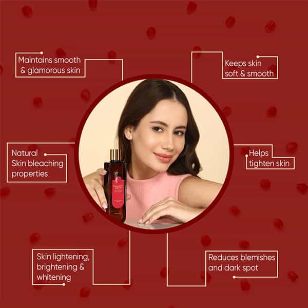 Omeo Pomegranate Body Oil For Winter- Moisturization | Nourishing & Hydrating Skin Care - 200Ml