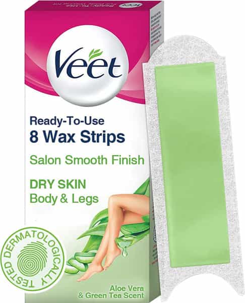 Veet Instant Waxing Kit Dry Skin 8 Strips