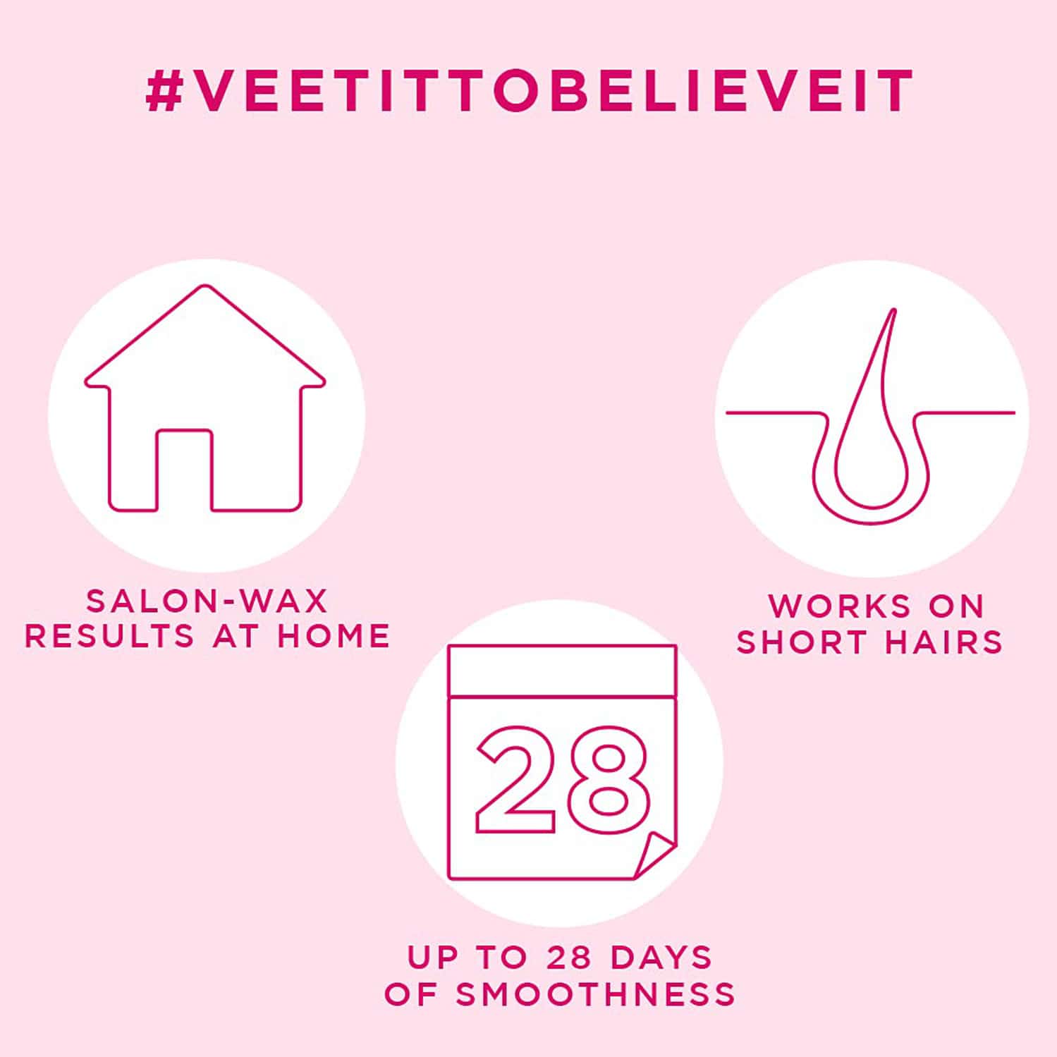 Veet Instant Waxing Kit Dry Skin 8 Strips