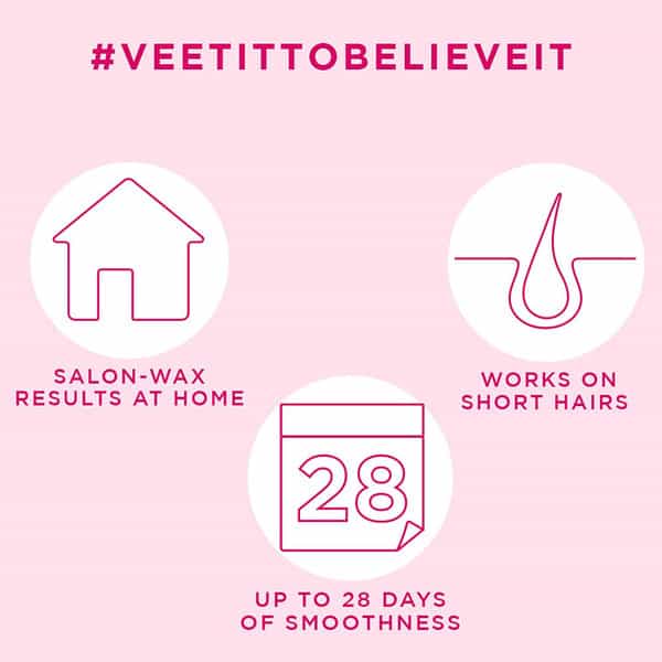 Veet Instant Waxing Kit Dry Skin 8 Strips