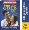Baidyanath Asli Ayurved Vita Ex Gold Plus Ayurvedic Capsules For Stamina | 10 Capsules