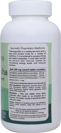 Ayur Champ Ashwagandha 120 Tablets- Pack Of 4