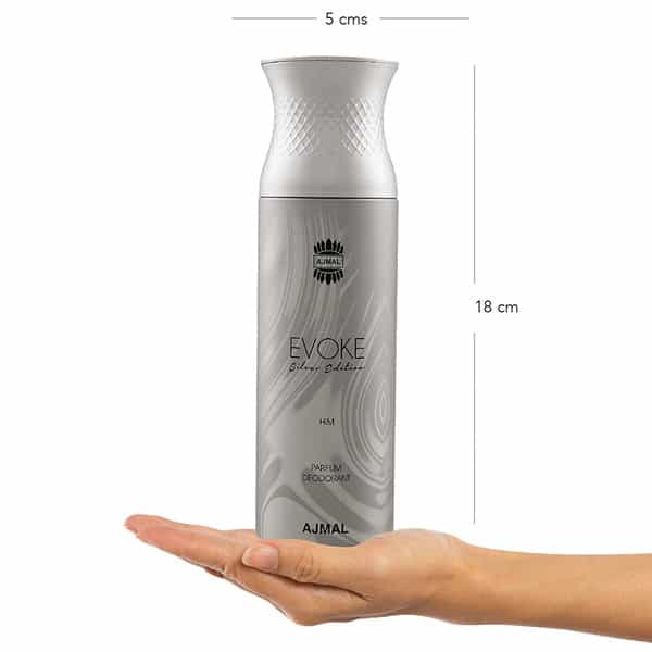 Ajmal Wisal Dhahab Edp 50Ml Perfume For Men And Evoke Silver Edition Him Deodorant 200Ml For Men