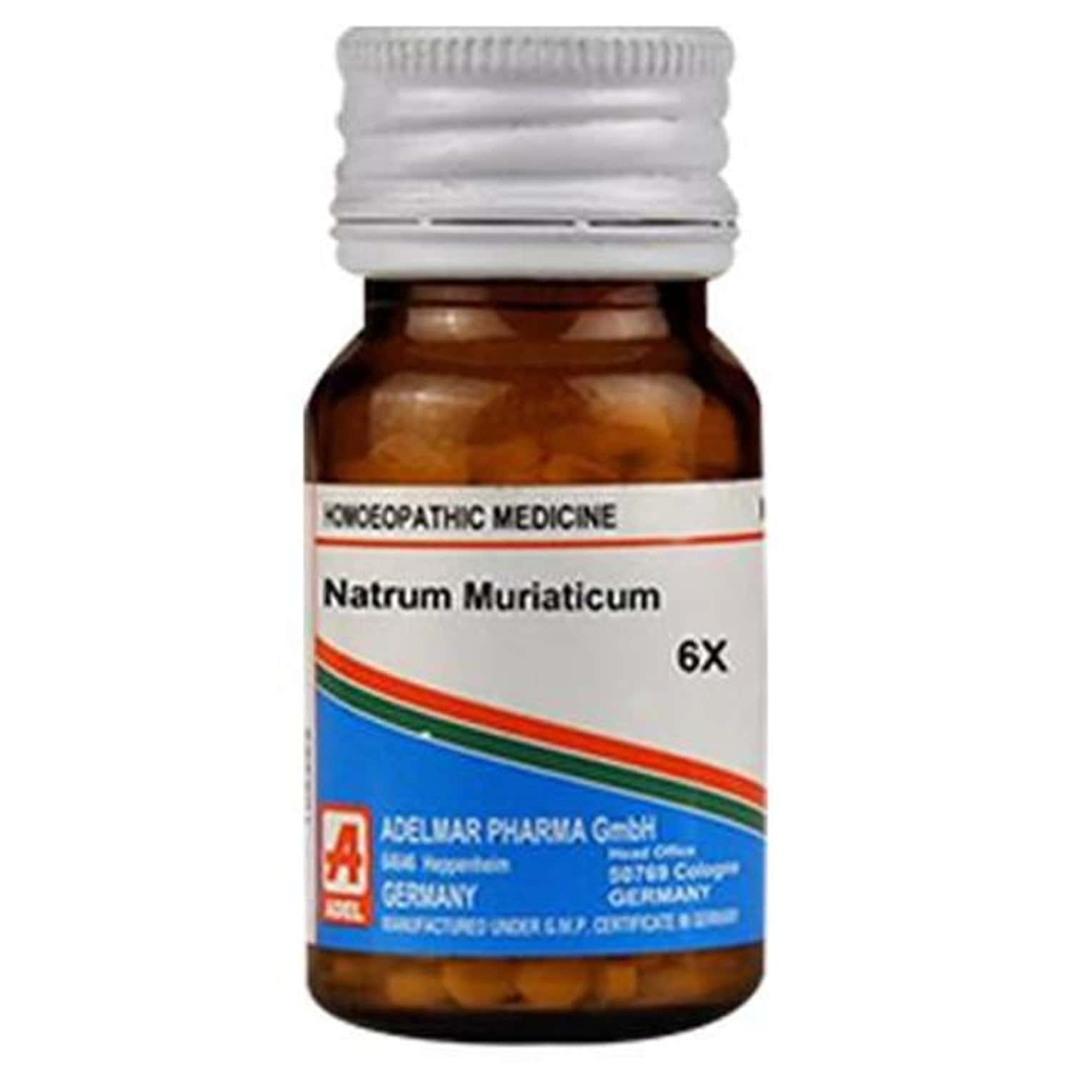 Adel Natrum Muriaticum Biochemic Tablet 6x 20 No's